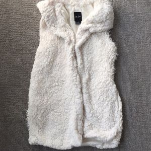 Faux fur vest